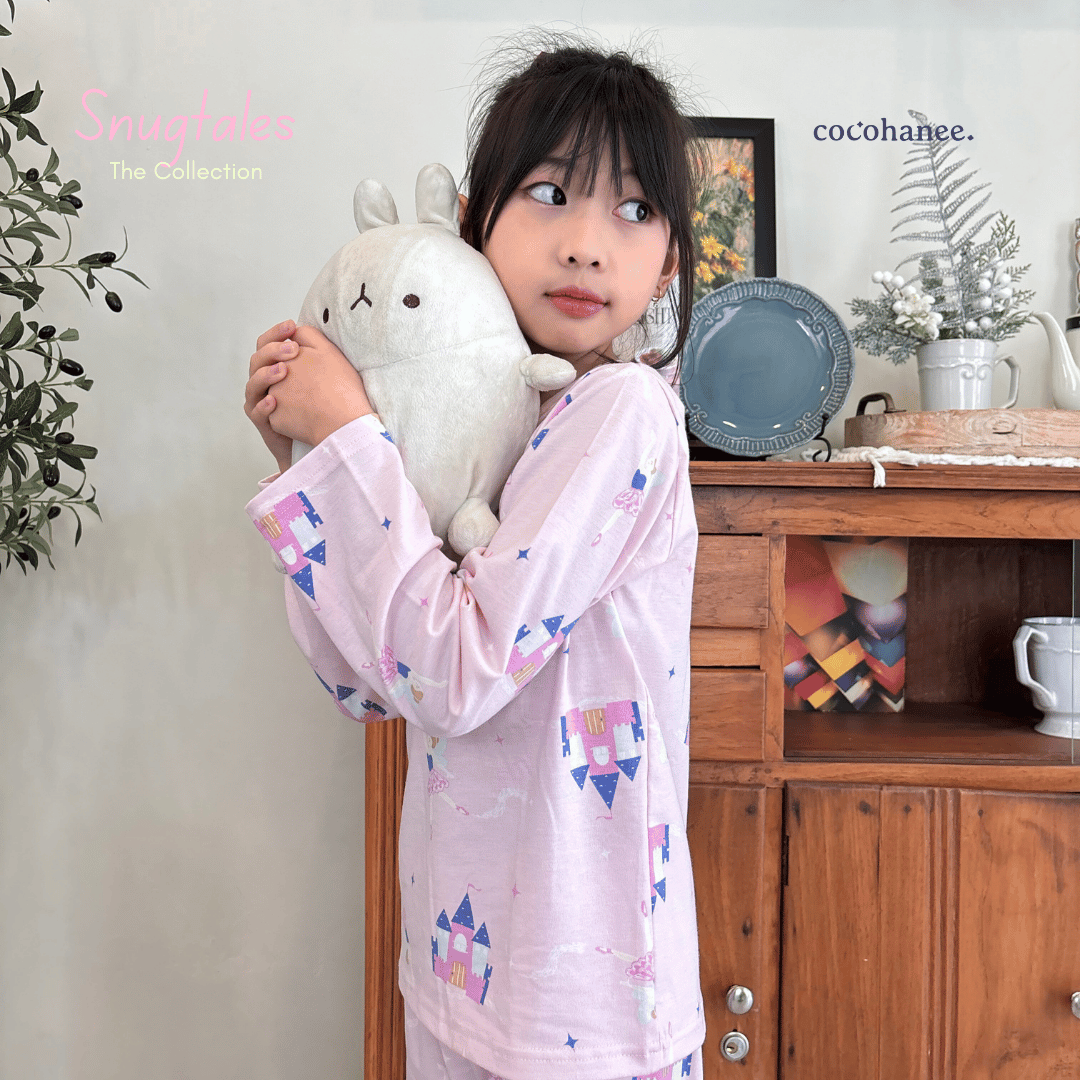 Cocohanee - Fairy Castle Long Pajamas - Piyama Tidur Anak