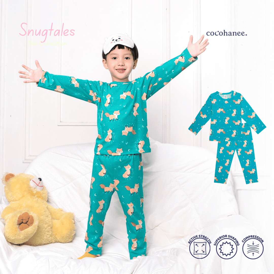 Cocohanee - Forest Night Long Pajamas - Piyama Tidur Anak