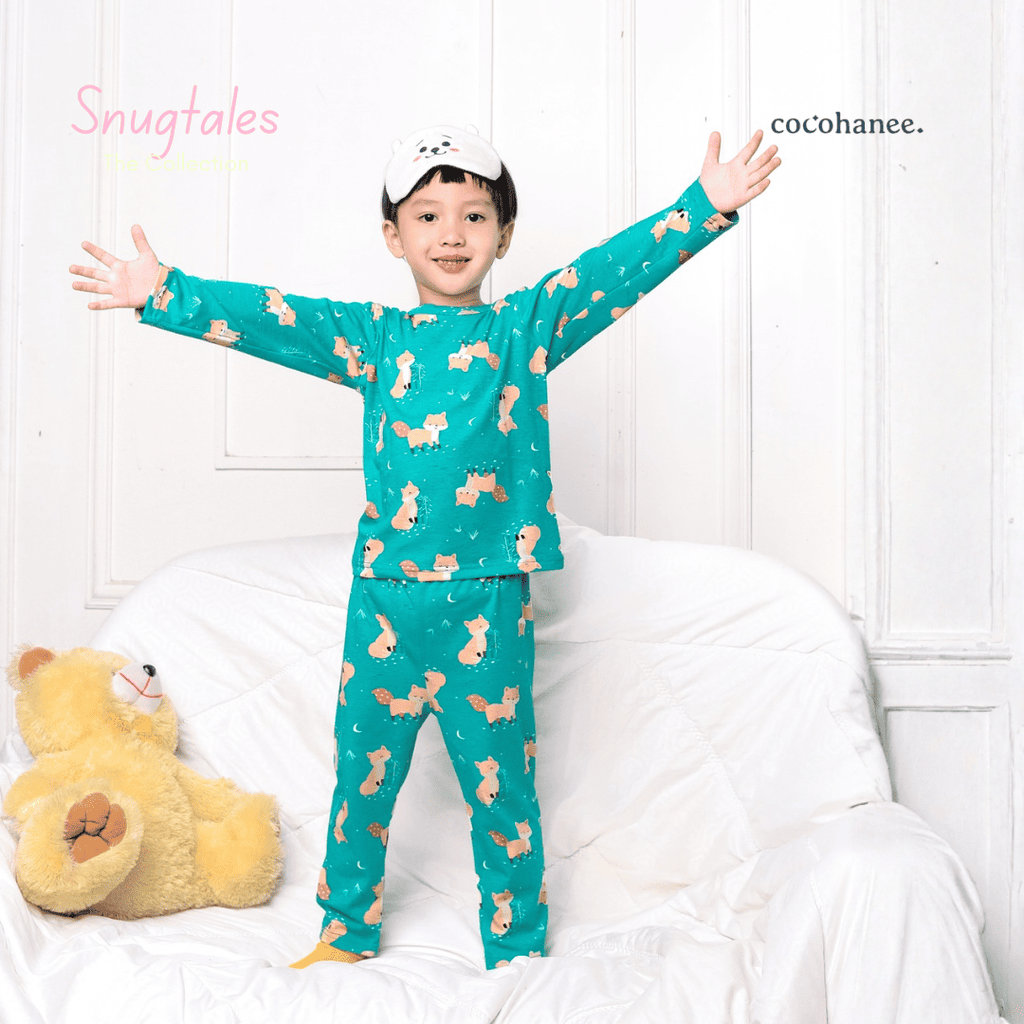 Cocohanee - Forest Night Long Pajamas - Piyama Tidur Anak