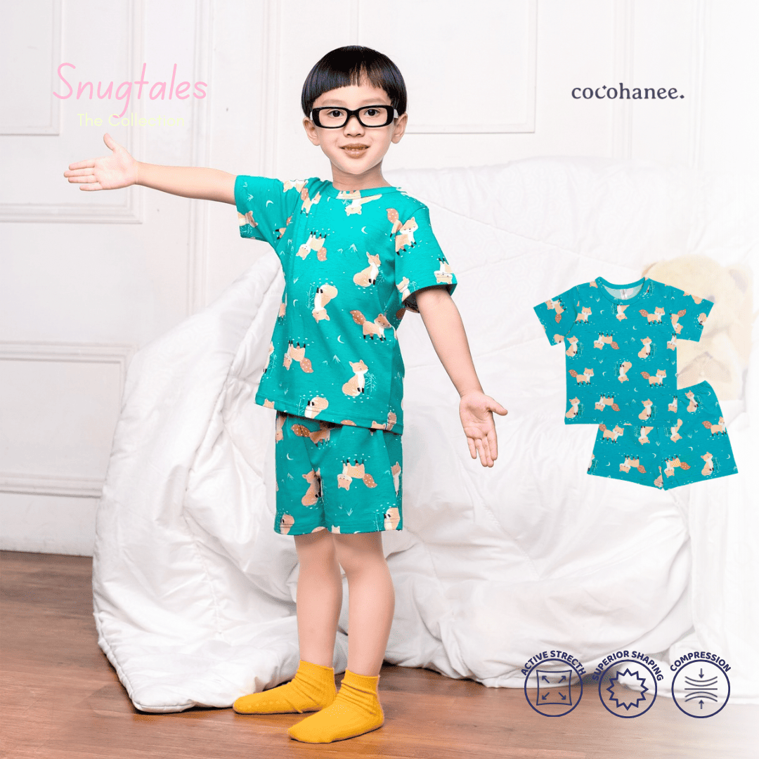 Cocohanee - Forest Night - Short Pajamas - Piyama Tidur Anak