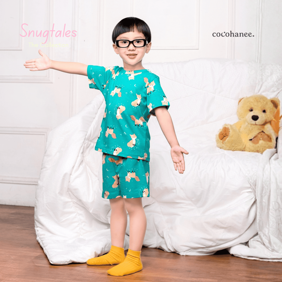 Cocohanee - Forest Night - Short Pajamas - Piyama Tidur Anak