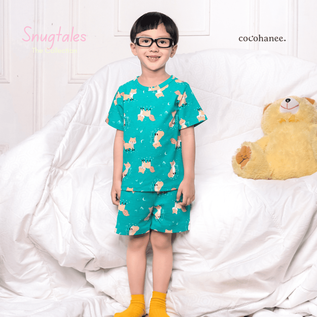 Cocohanee - Forest Night - Short Pajamas - Piyama Tidur Anak