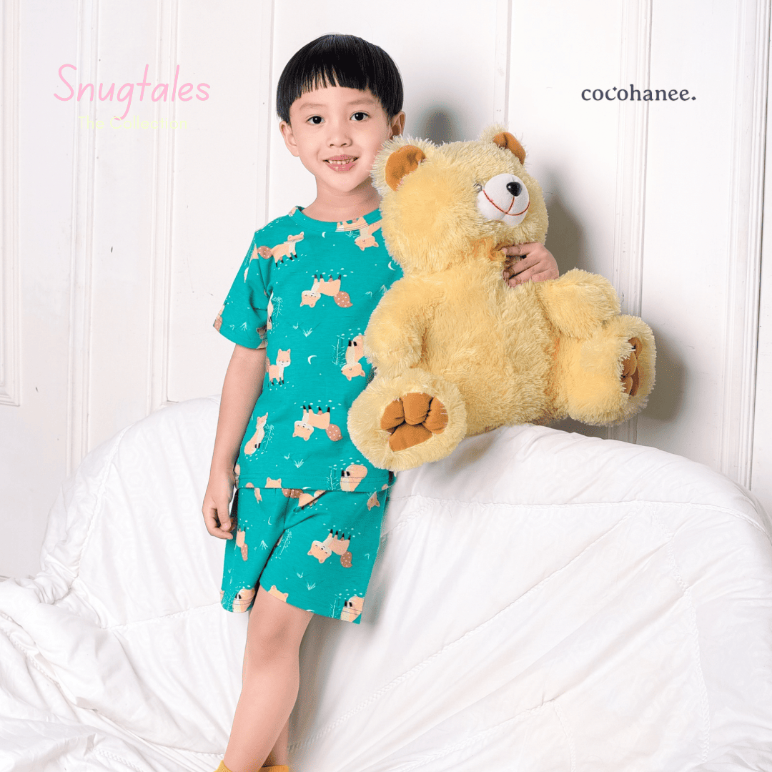 Cocohanee - Forest Night - Short Pajamas - Piyama Tidur Anak