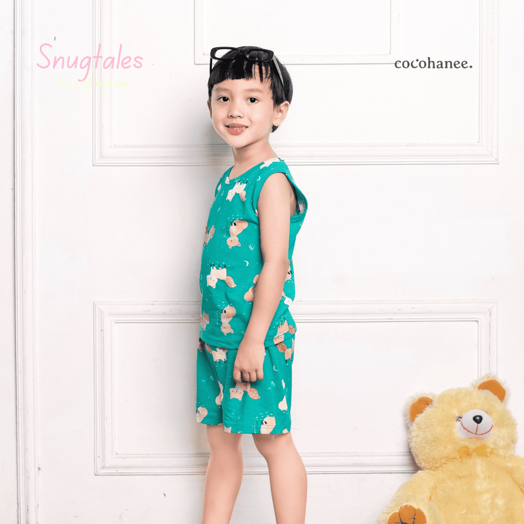 Cocohanee - Forest Night - Sleeveless Set - Setelan Anak Tanpa Lengan