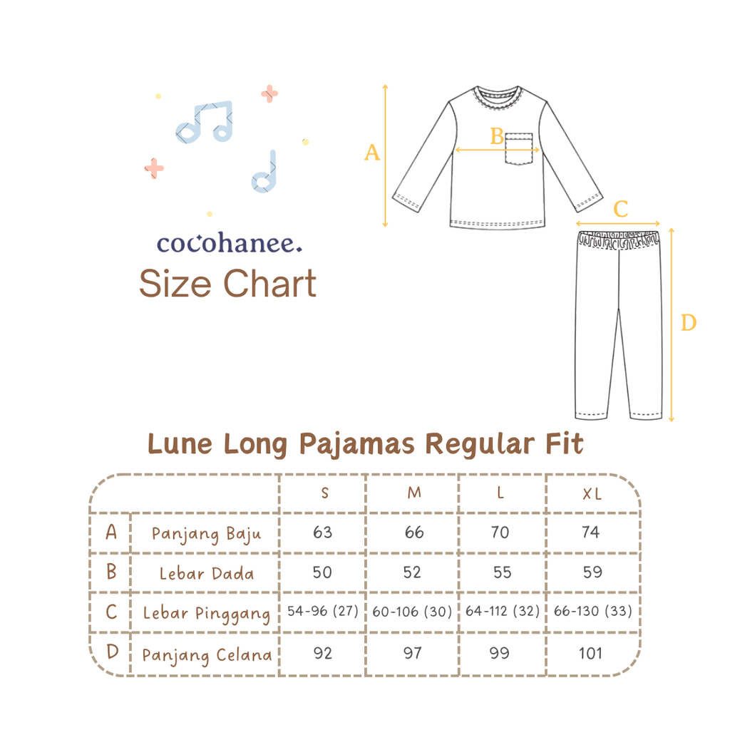 Cocohanee Local Market - Lune Long Pajamas Garden Buddies
