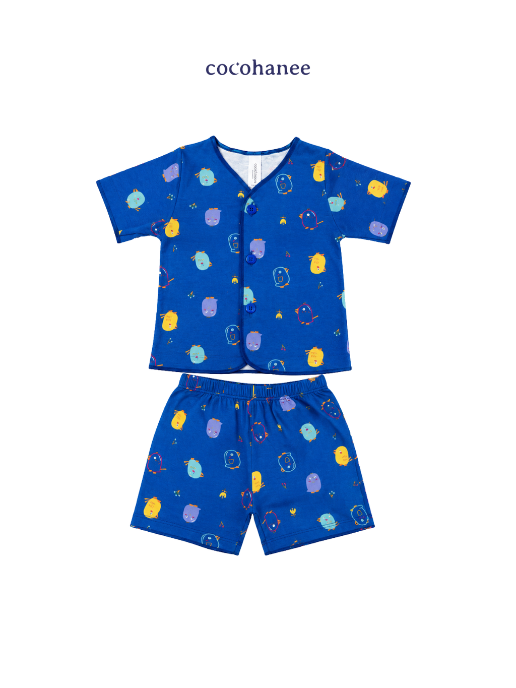 Cocohanee Local Market - Short Button Down Pajamas Pop Wings