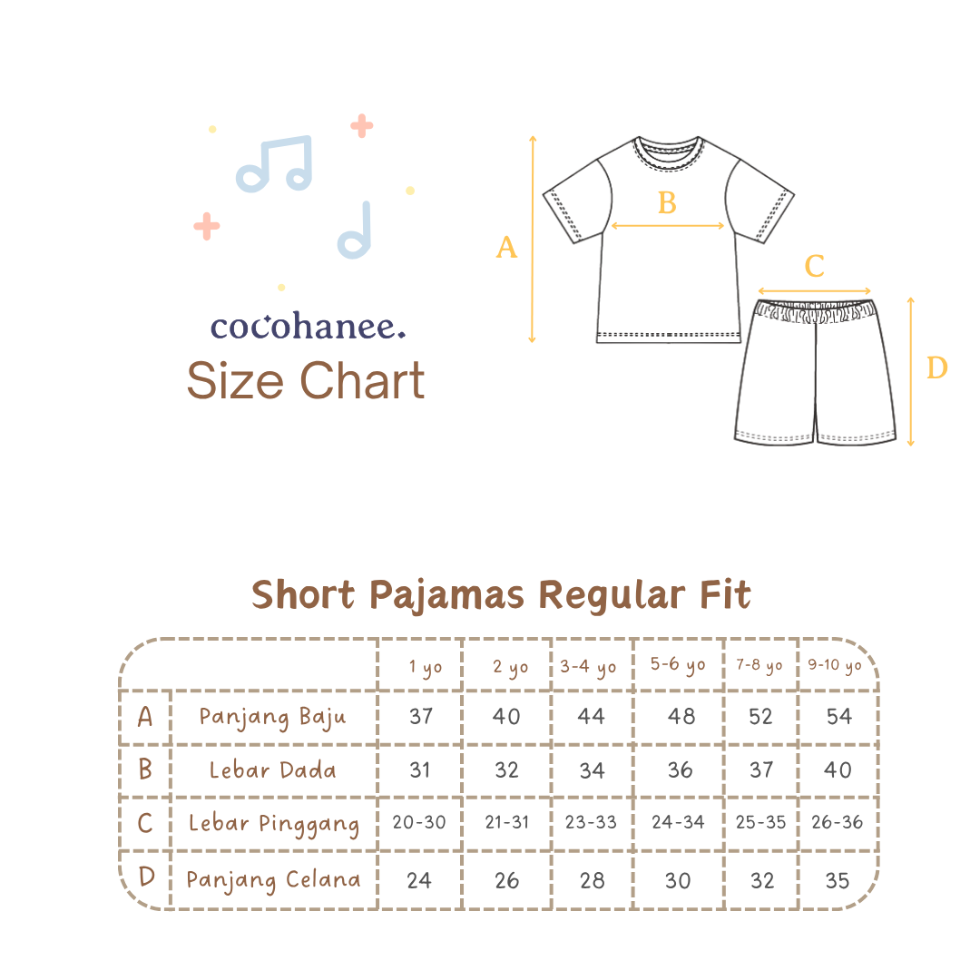 Cocohanee Local Market - Short Pajamas Harvest Ride