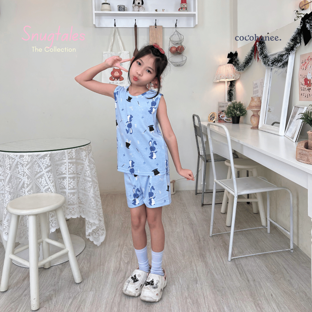 Cocohanee - Magic Rabbit - Sleeveless Set - Setelan Anak Tanpa Lengan