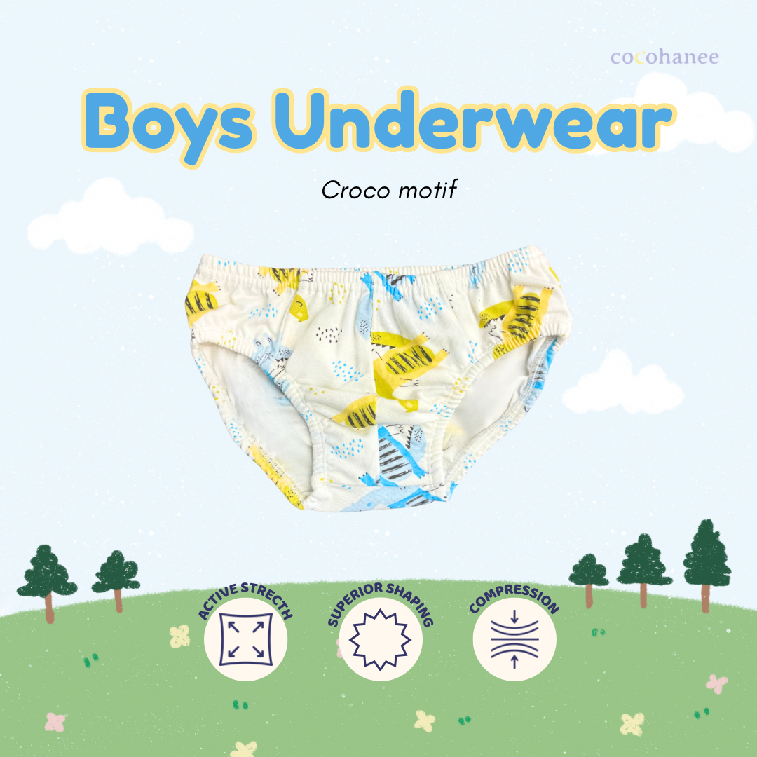 Cocohanee - Paws Crew - Underwear Triangle (3 in 1) - Celana Dalam Anak Laki-Laki
