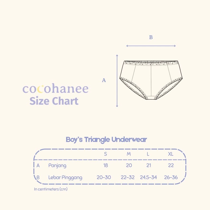 Cocohanee - Paws Crew - Underwear Triangle (3 in 1) - Celana Dalam Anak Laki-Laki