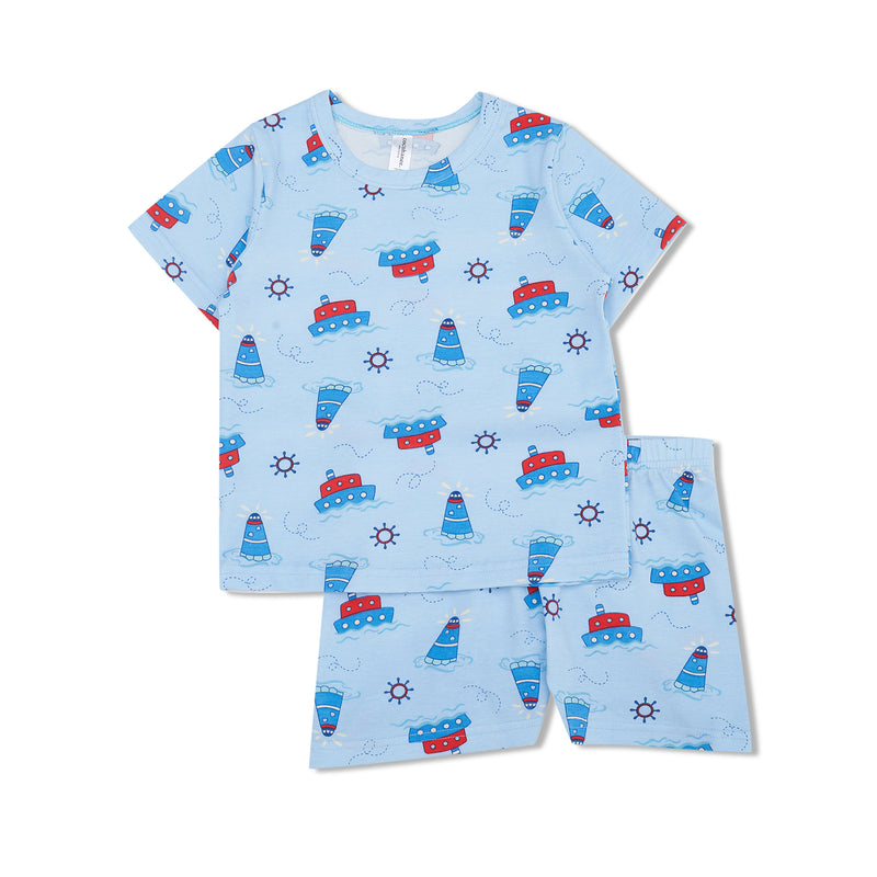 Cocohanee - Sailing Day Short Pajamas - Piyama Tidur Anak