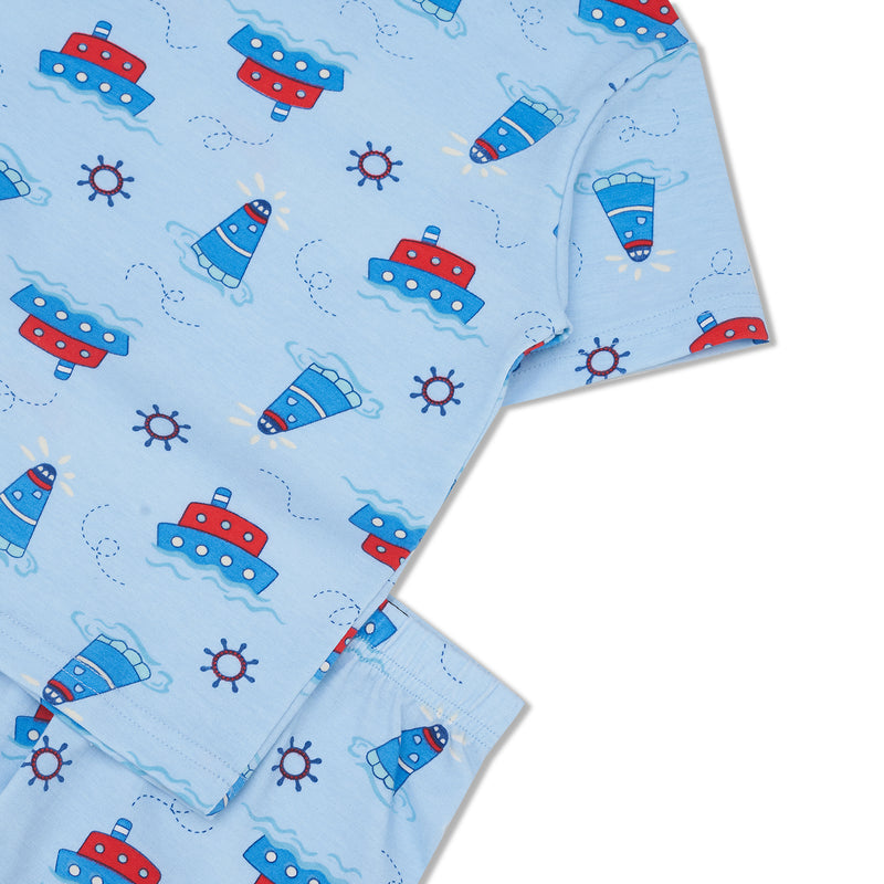 Cocohanee - Sailing Day Short Pajamas - Piyama Tidur Anak