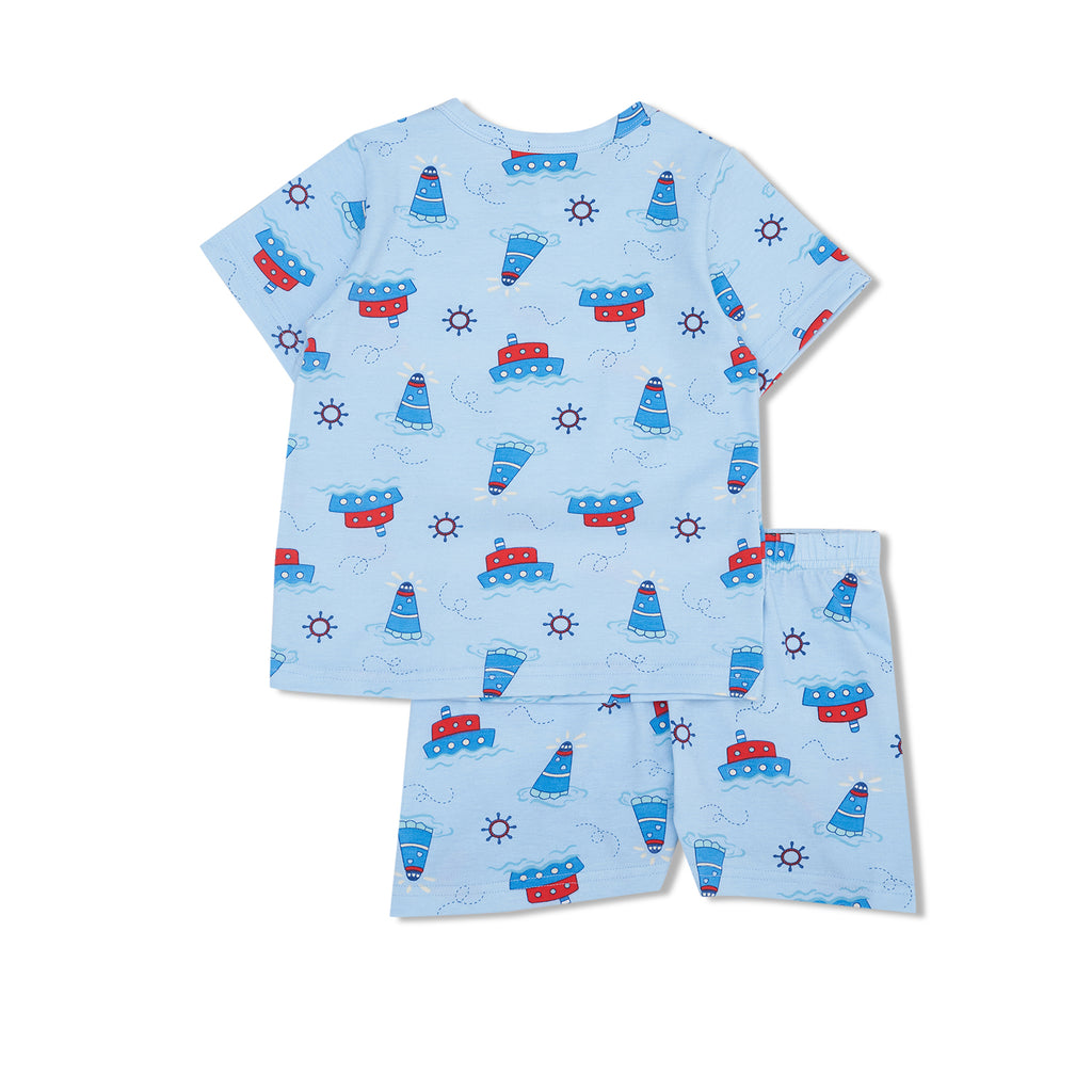 Cocohanee - Sailing Day Short Pajamas - Piyama Tidur Anak