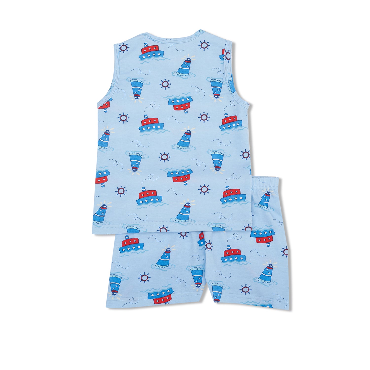 Cocohanee - Sailing Day Sleeveless Set - Setelan Anak Tanpa Lengan