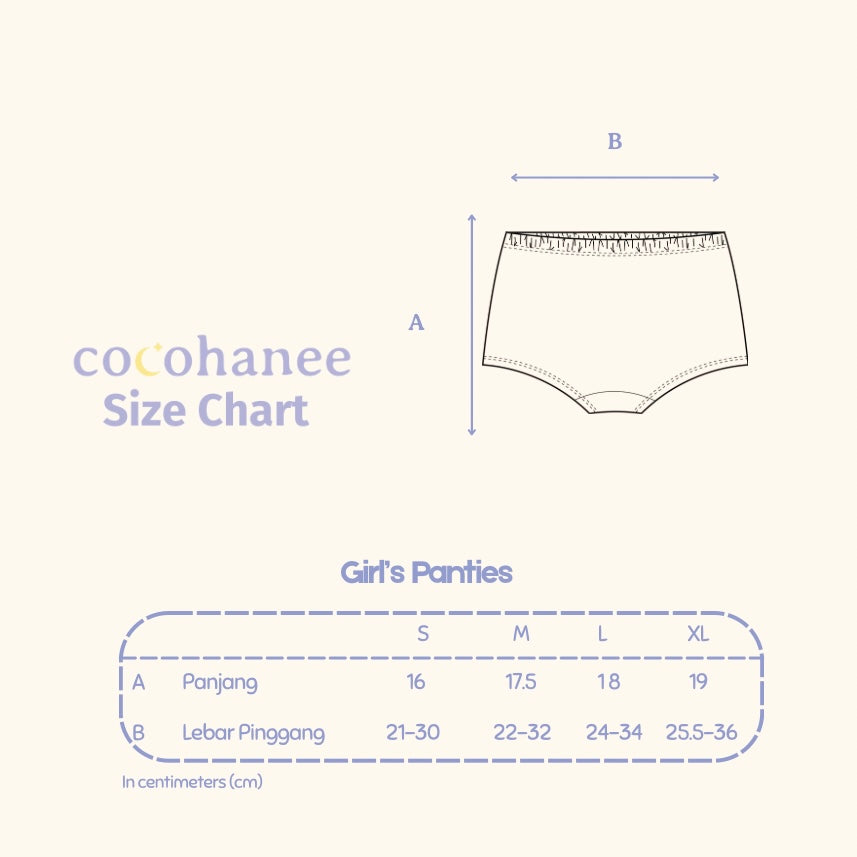 Cocohanee - Spring Market - Panties (2 in 1) - Celana Dalam Anak Perempuan