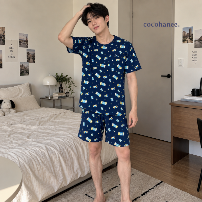 Cocohanee Wonderverse - Lune Short Pajamas Game On!