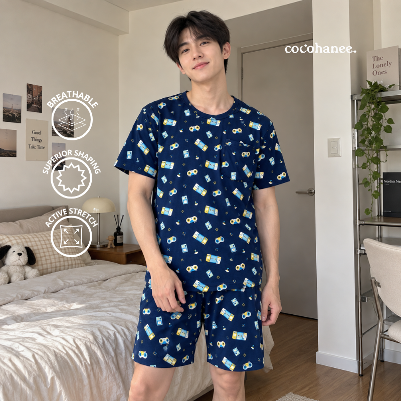 Cocohanee Wonderverse - Lune Short Pajamas Game On!