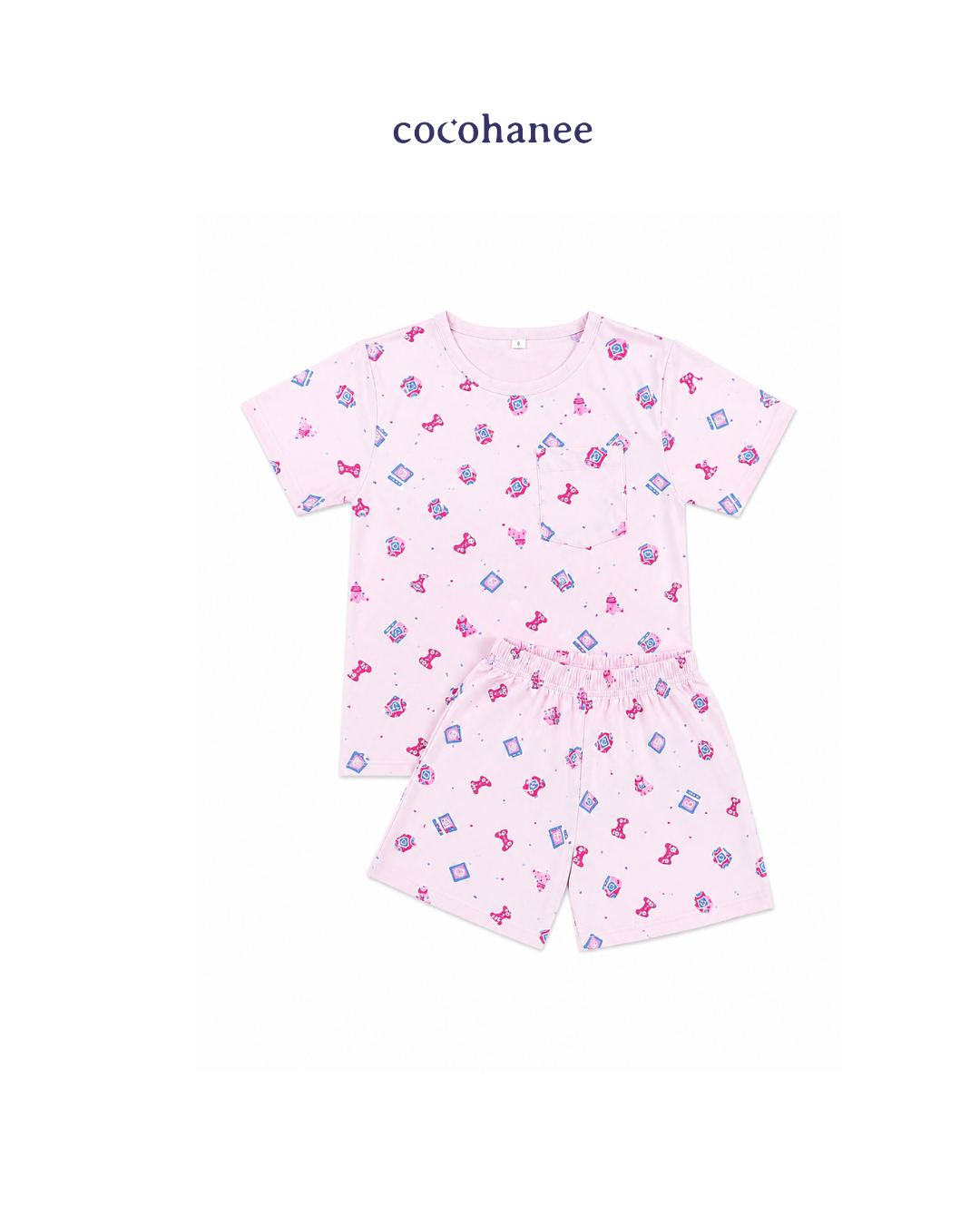 Cocohanee Wonderverse - Lune Short Pajamas Pixel Play
