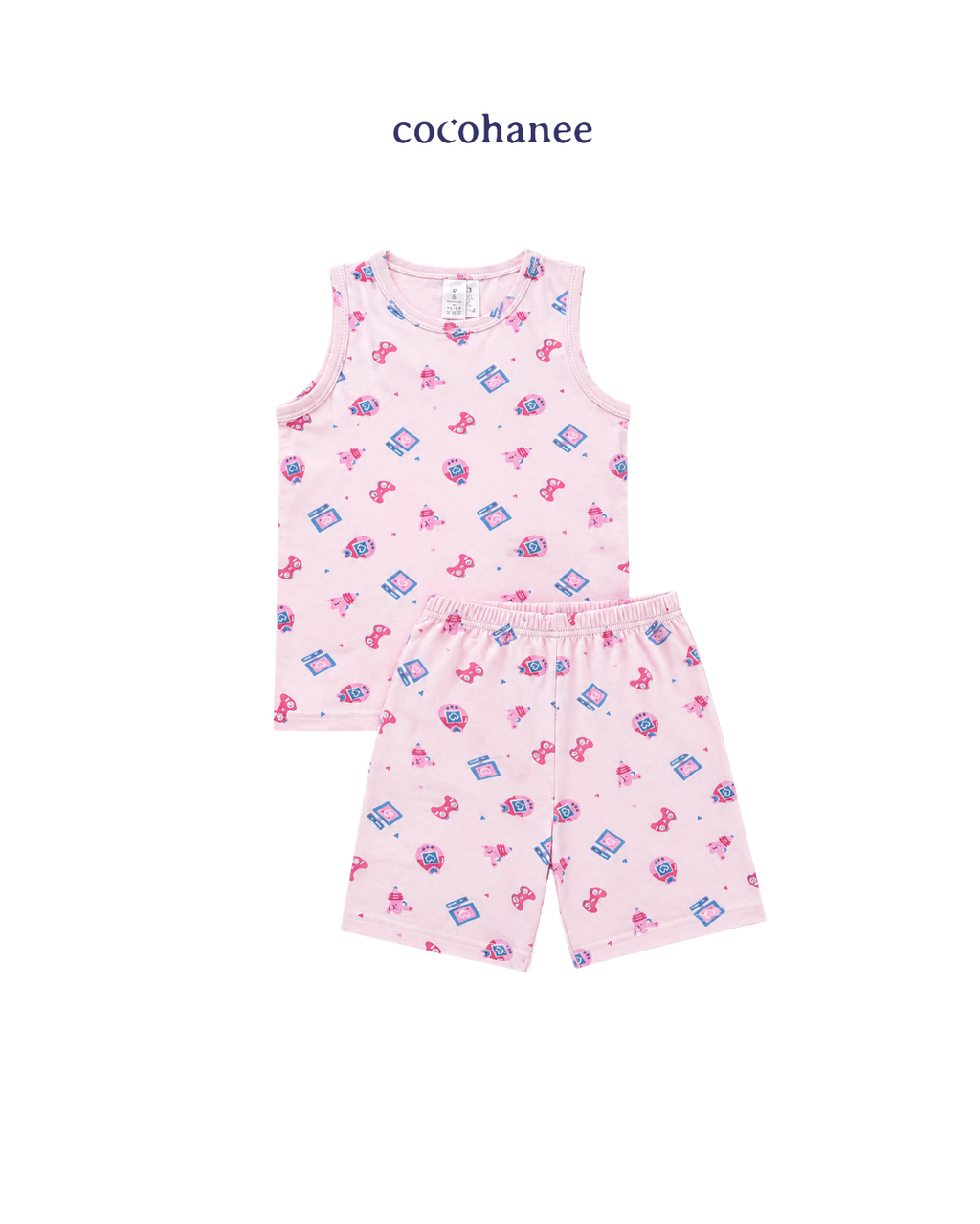 Cocohanee Wonderverse - Sleeveless Set Pajamas Pixel Play