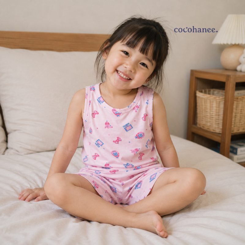 Cocohanee Wonderverse - Sleeveless Set Pajamas Pixel Play