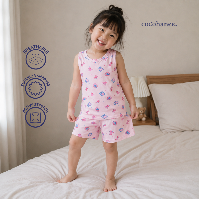 Cocohanee Wonderverse - Sleeveless Set Pajamas Pixel Play