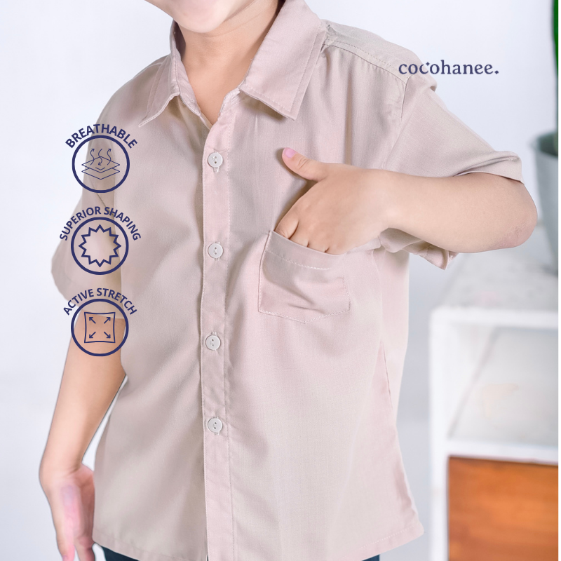 Cocohanee - Essentials Basic Shirt (Short Sleeves)
