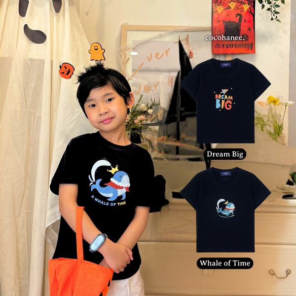 Cocohanee - Boys Quote Short T-Shirt - Kaos Lengan Pendek Anak - Atasan Lengan Pendek Anak