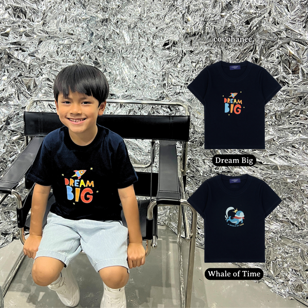 Cocohanee - Boys Quote Short T-Shirt - Kaos Lengan Pendek Anak - Atasan Lengan Pendek Anak