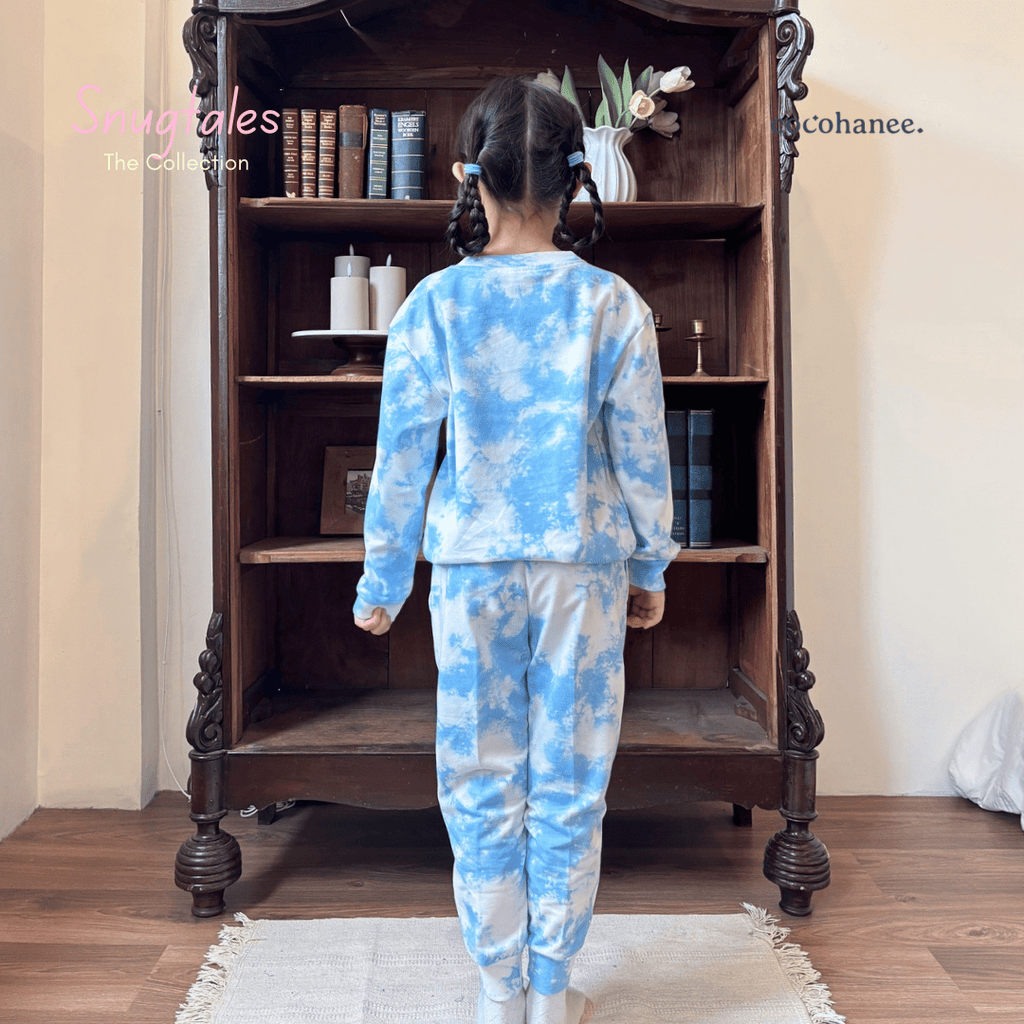 Crewneck Set - Tie Dye Loungewear - Setelan Anak Baby Terry