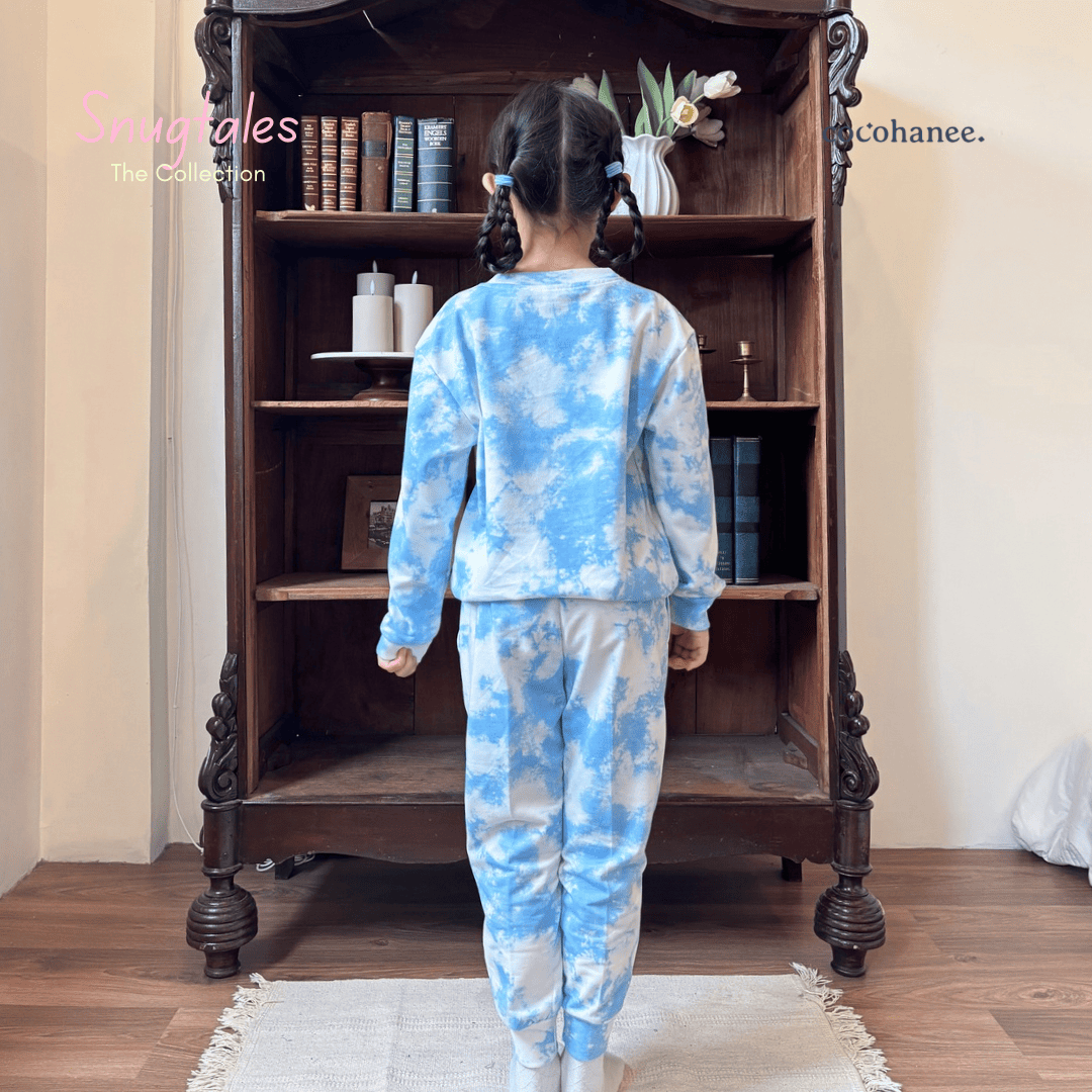 Crewneck Set - Tie Dye Loungewear - Setelan Anak Baby Terry