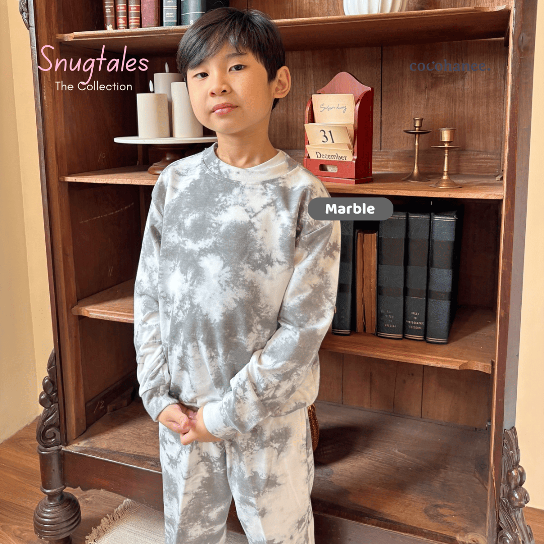 Crewneck Set - Tie Dye Loungewear - Setelan Anak Baby Terry