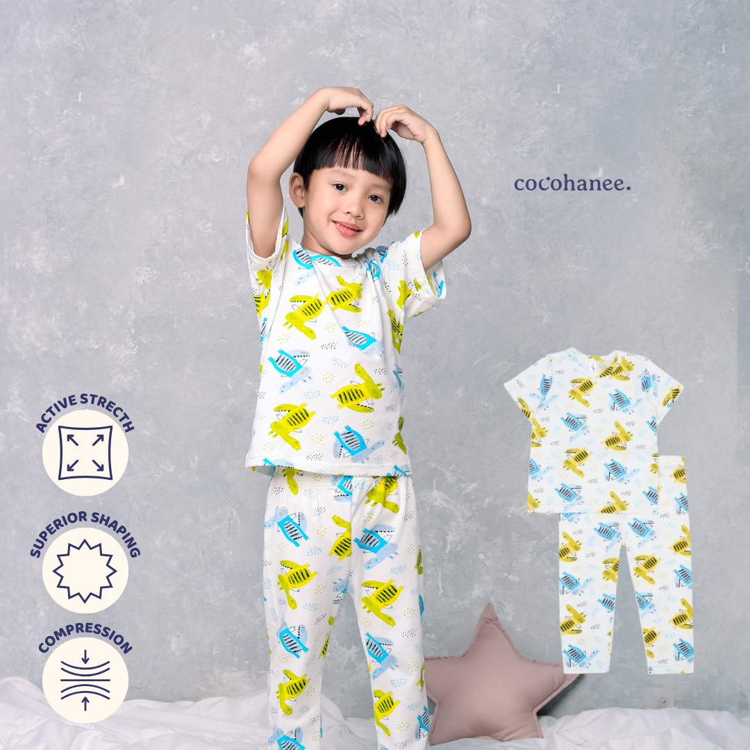 Cocohanee - Croco Cozy Pajamas - Piyama Tidur Anak