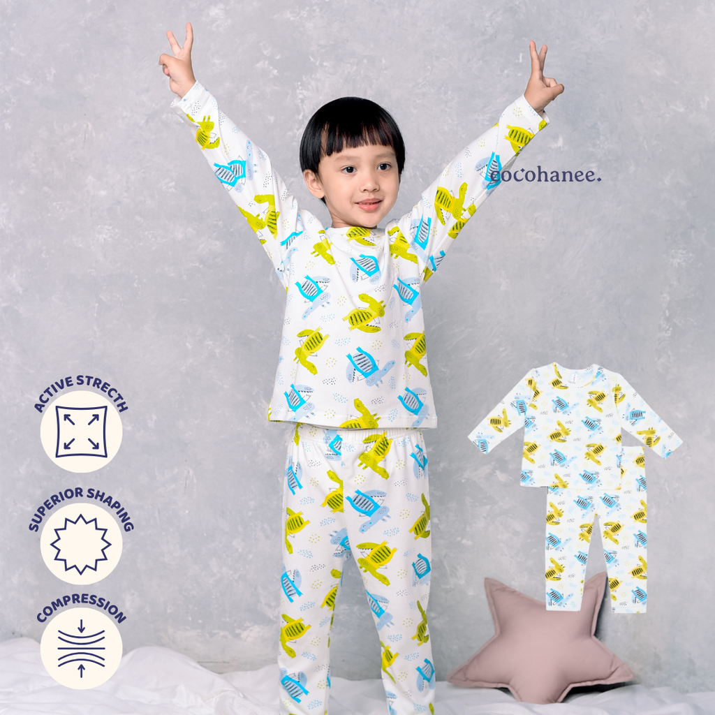Cocohanee - Croco Long Pajamas - Piyama Tidur Anak