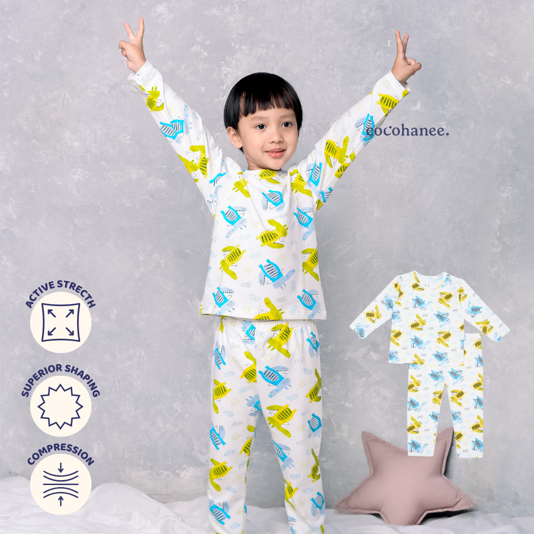 Cocohanee - Croco Long Pajamas - Piyama Tidur Anak