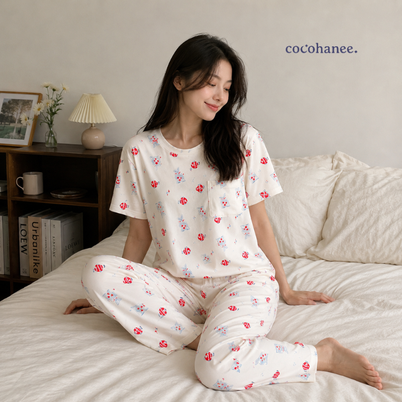 Cocohanee Local Market - Lune Cozy Pajamas Fish Market