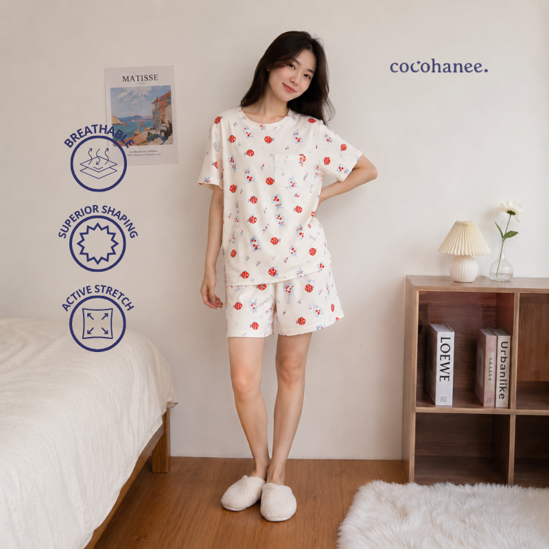 Cocohanee Local Market - Lune Short Pajamas Fish Market