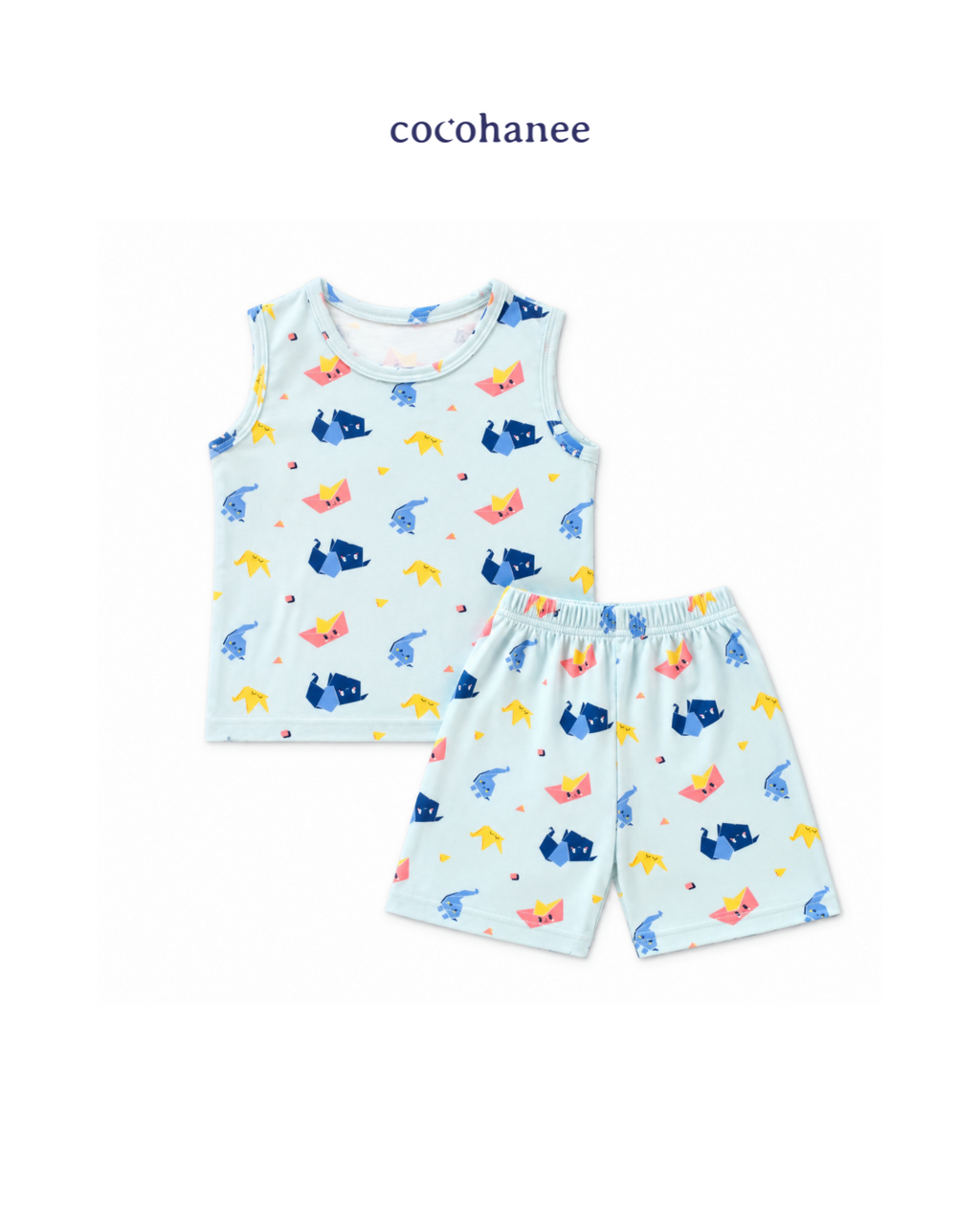 Cocohanee Wonderverse - Sleeveless Pajamas Fold Friends