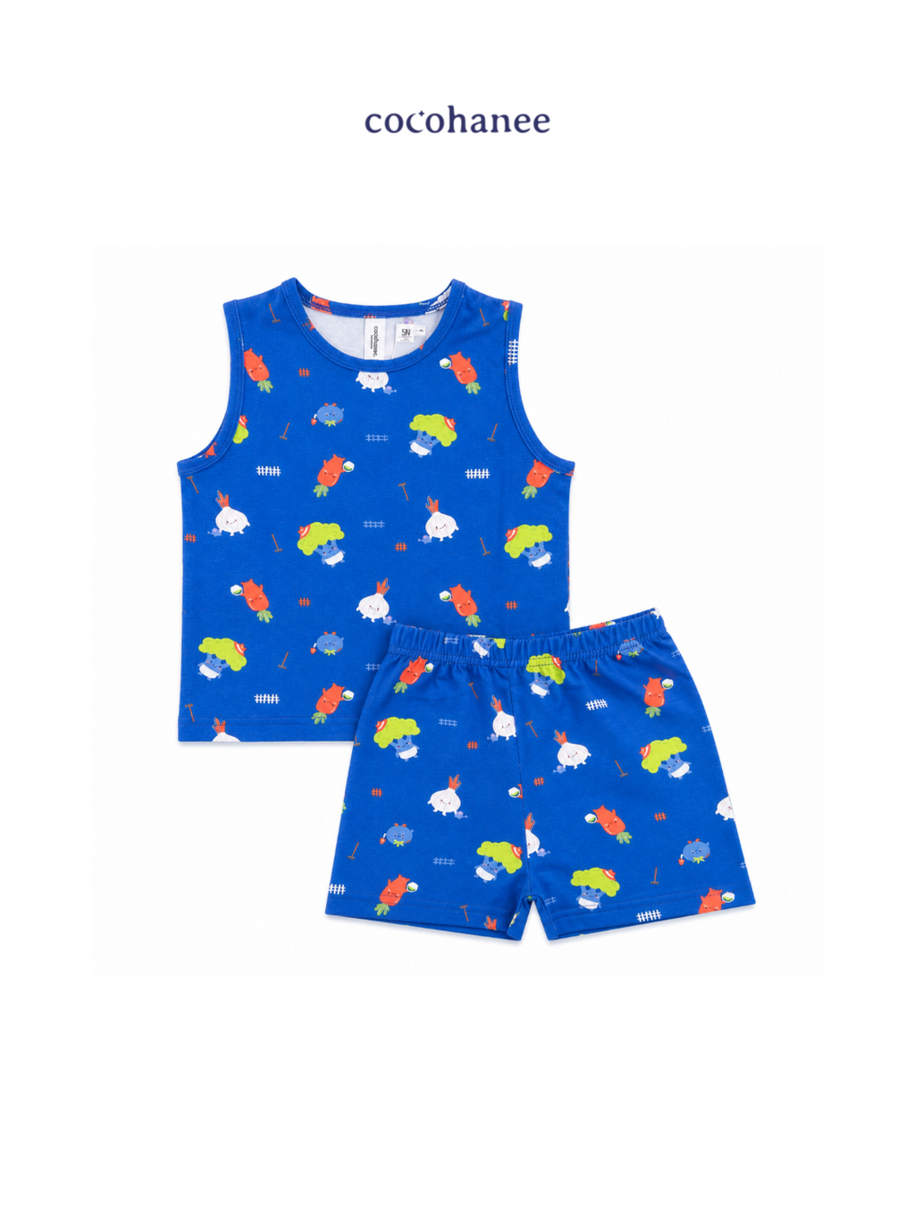 Cocohanee Local Market - Sleeveless Set Pajamas Garden Buddies