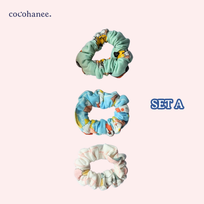 Cocohanee- Scrunchies Set