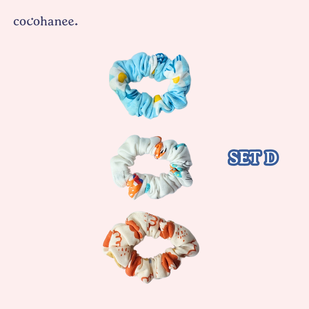 Cocohanee- Scrunchies Set