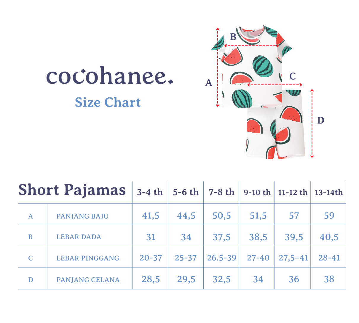 Cocohanee - Fish line Short Pajamas
