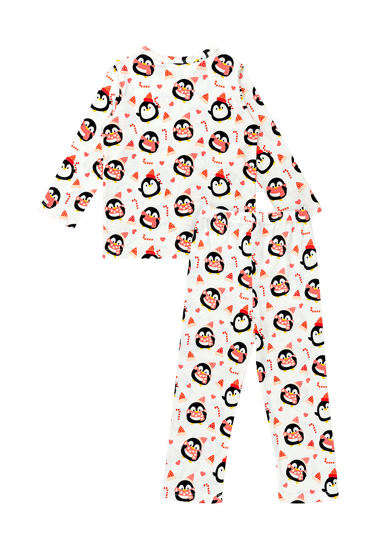 Cocohanee - Penguin Scarf Long Pajamas