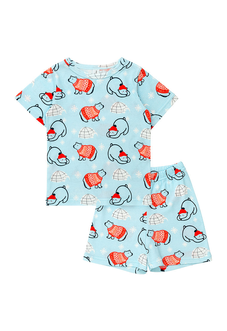Cocohanee Igloo Bear Short Pajamas