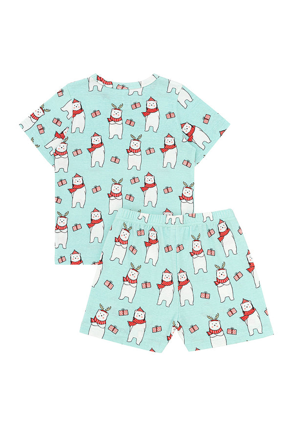 Cocohanee - Polar Bear Short Pajamas