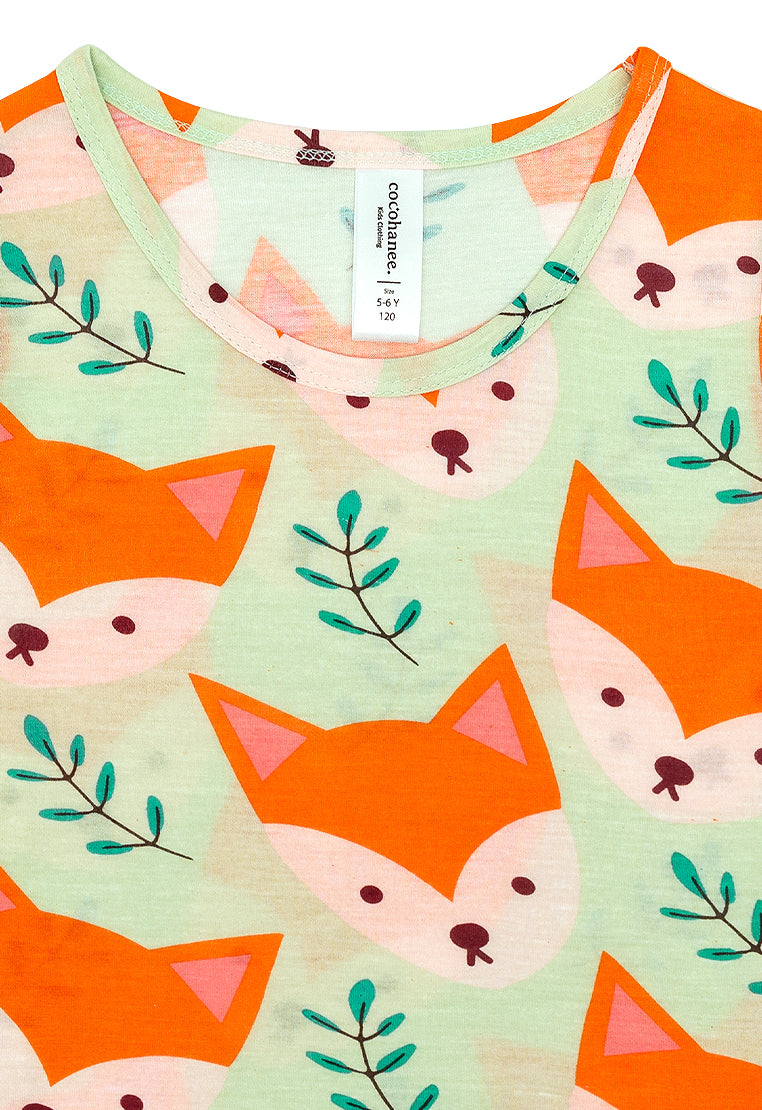 Cocohanee - Mr Fox Rayon Sleeveless Set