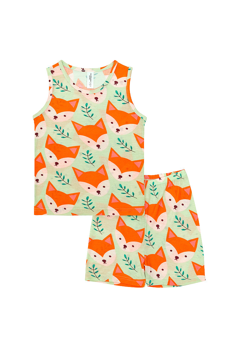 Cocohanee - Mr Fox Rayon Sleeveless Set