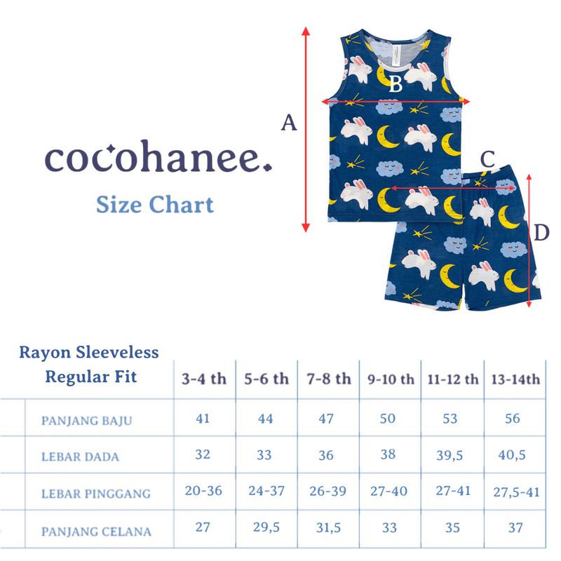 Cocohanee - Mr Fox Rayon Sleeveless Set