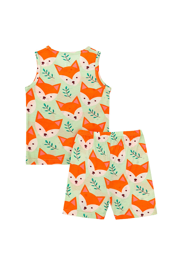 Cocohanee - Mr Fox Rayon Sleeveless Set