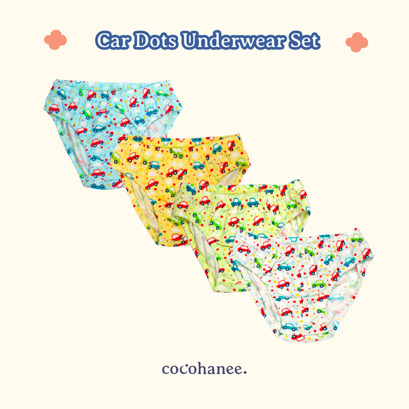 Cocohanee - Car Dots Underwear Set