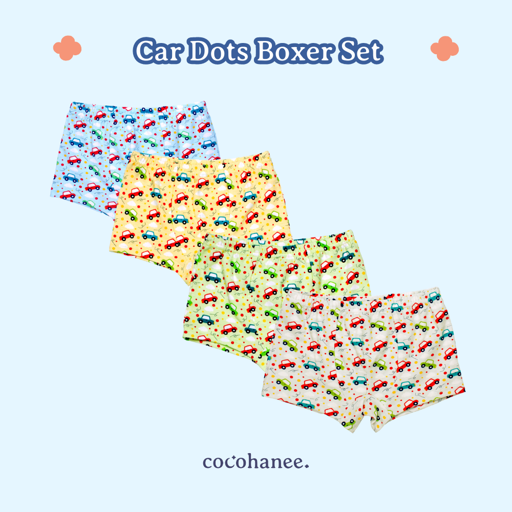 Cocohanee - Car Dots Boxer Set